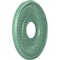 Ekena Millwork Berkshire PVC Medallion (Canopies up to 5 3/4"), 13"OD x 3 1/2"ID x 3/4"P, Metallic Sea Mist CMP13BEFSM - alternate 3
